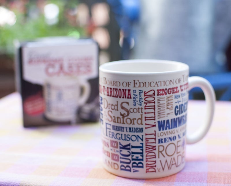 The Unemployed Philosophers Guild Supreme Court Heat Changing Mug - Add Coffee or Tea to Reveal the Winners of Famous Supreme Court Cases - Comes in a Fun Gift Box - Image 2